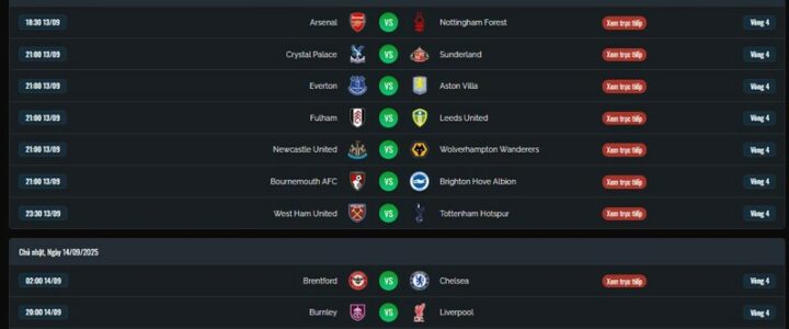 Vebo – Xem lịch thi đấu bóng đá dễ như lật tay, fan Premier League càng không thể bỏ lỡ Vebo – Xem lịch thi đấu bóng đá dễ như lật tay, fan Premier League càng không thể bỏ lỡ