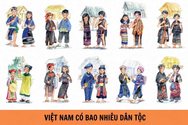 Việt Nam có 54 dân tộc cùng sinh sống, tạo nên nền văn hóa đa dạng và giàu bản sắc.