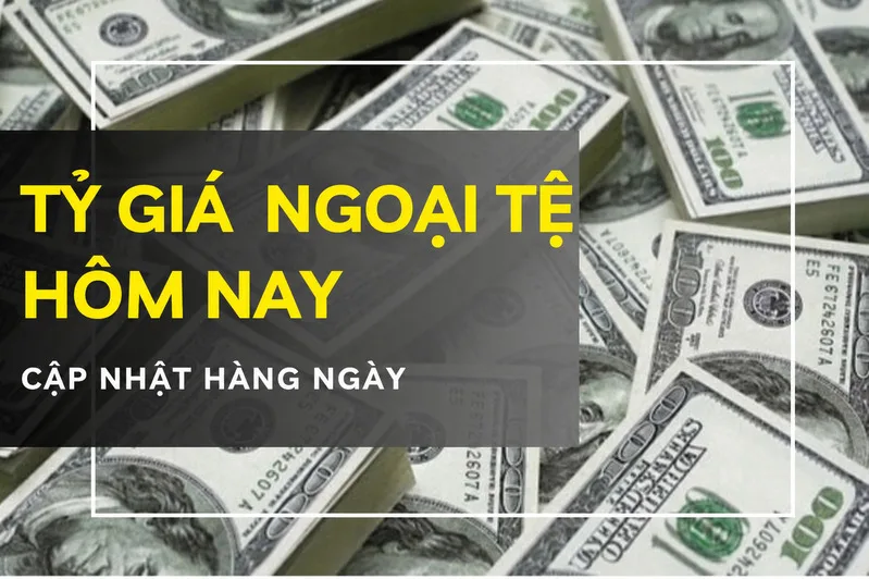 Tỷ giá ngoại tệ hôm nay thể hiện mức quy đổi giữa VND và các đồng tiền phổ biến như USD, EUR, JPY, KRW, AUD.