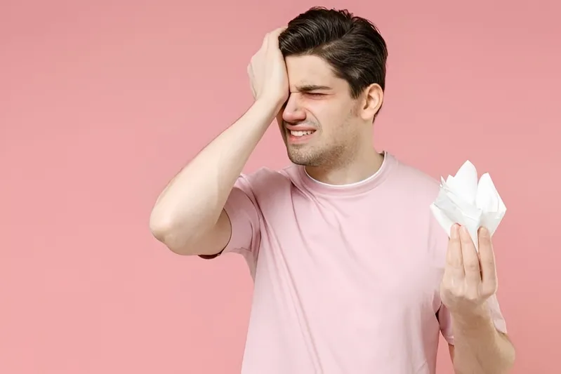 Khi bị đau mắt đỏ, người bệnh nên hạn chế chạm tay vào mắt, dùng riêng đồ cá nhân và chú ý vệ sinh để giảm nguy cơ lây nhiễm.