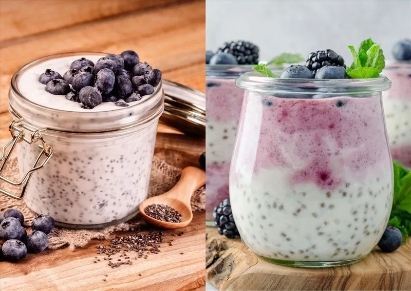 Hạt chia dễ kết hợp với sữa chua, sinh tố và nhiều món ăn để tăng giá trị dinh dưỡng.